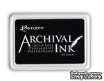 Архивные чернила Ranger - Archival Ink Pads - Jet Black, черные - ScrapUA.com