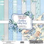 Набор скрапбумаги Shabby baby boy redesign 30,5x30,5см, ТМ Фабрика Декора - ScrapUA.com