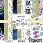 Набор скрапбумаги Night garden 20x20см, TM Fabrika Decoru - ScrapUA.com