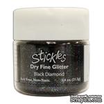 Глиттер Ranger - Stickles Dry Fine Glitter - Black Diamond - ScrapUA.com