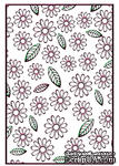 Папки для тиснения Nellie Snellen Embossing Folder - Flowers &amp; Leaves - ScrapUA.com