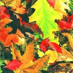 Салфетка для декупажа &quot;Осенняя листва&quot;, размер: 33х33 см - ScrapUA.com