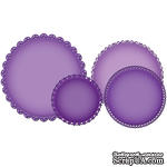 Ножи от Spellbinders - Grand Decorative Circles One, 4 шт, диаметр от 12 до 20 см - ScrapUA.com