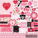 Лист наклеек от Echo Park - Love Story Element Stickers, 30х30 см - ScrapUA.com