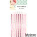 Конвертик Webster&#039;s Pages - Bulk Mini Bag Hearts: Pink, размер 10х7 см, 1 шт. - ScrapUA.com