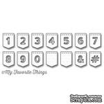 Лезвие My Favorite Things - Die-namics LLD Stitched Banner Numbers, 14 шт. - ScrapUA.com