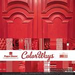 Набор двусторонней скрапбумаги от Paper House - Rouge Paper Pack, 30,5x30,5 см, 12 шт - ScrapUA.com