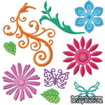 Лезвия Spellbinders - Jewel Flowers and Flourishes - ScrapUA.com