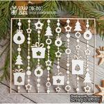 Чипборд ScrapBox - Новогодний фоновые гирлянды Hb-015 - ScrapUA.com