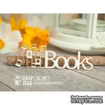 Чипборд ScrapBox - надпись Books Hi-191 - ScrapUA.com