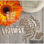 Чипборд ScrapBox - Україна с веточкой рябины Hn-009 - ScrapUA.com