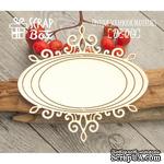 Чипборд ScrapBox - Рамка овальная винтажная - ScrapUA.com