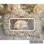 Чипборд ScrapBox - Рамка прямоугольная Розы - ScrapUA.com