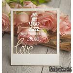 Чипборд ScrapBox - Слайд с надписью Love - ScrapUA.com