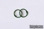 Цена снижена - Кольца для альбомов, 2 шт., цвет: зеленый 20 мм SCB 2504720 - ScrapUA.com