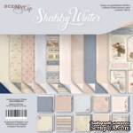 Набор двусторонней бумаги от Scrapmir - Shabby Winter, 20х20см, 10 шт. - ScrapUA.com