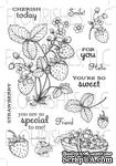 Набор акриловых штампов от Flourishes - Strawberries Stamp Set - ScrapUA.com