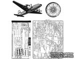 Резиновые штампы от Stampers Anonymous - Tim Holtz - Air Travel, 4 шт - ScrapUA.com