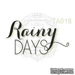 Акриловый штамп Lesia Zgharda TA018 Rainy DAYS, размер 2.6х1.4 см - ScrapUA.com