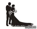 Акриловый штамп Wedding Stamp VE008a Жених и невеста, размер 4,6*4,2 см - ScrapUA.com