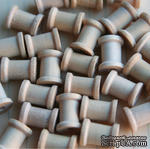 Деревянная катушка от Maya Road - Wood Mini Spools, размеры: 1см диаметр, высота 1.3см, 1 шт. - ScrapUA.com