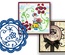 Набір ножів для вирубки Marianne Design Creatables - Scallop Circle Frame & Flowers