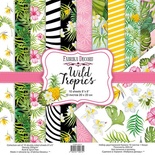 Набір скрап-паперу Wild Tropics 20x20см, TM Fabrika Decoru