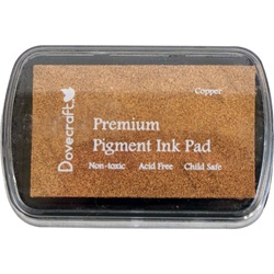Штемпельная подушечка Dovecraft Pigment Ink Pads - Copper, цвет медный