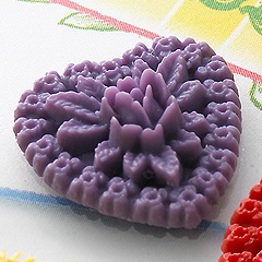 Прикраса Webster's Pages - Whimsy Hearts - Purple, 1 шт.