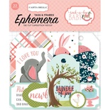 Висічки Carta Bella Rock-A-Bye Girl Frames and Tags Tags Ephemera