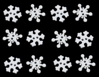 Набір декоративних ґудзиків Dress It Up - Tiny Snowflakes
