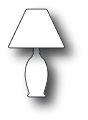 Ніж для вирубки від Poppystamps - Small Verano Lamp