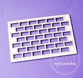 Чіпборд від Wycinanka - Цегляна кладка, 7,7x11 см