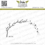 Акриловый штамп Lesia Zgharda Гілочка і сніжинки SR218