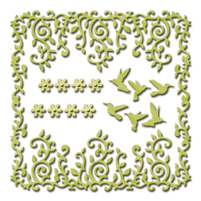 Ножі від Spellbinders — Draping Vines Frame
