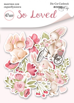 Набір висічок для скрапбукінгу від Scrapmir - So Loved, 47шт