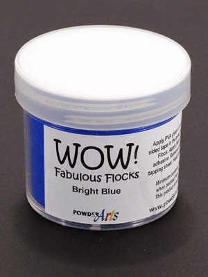 Flock - Бархатна пудра Wow Bright Blue Flock - Regular, 45 мл