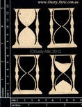 Чіпборд від Dusty Attic - Hour Glass, 4 шт.