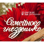 Чіпборд ScrapBox — напис Семейное гнездышко Hi-339