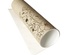 Відріз екошкіри з тисненням золотою фольгою Golden Pion Beige 50x25см, ТМ Фабрика Декору