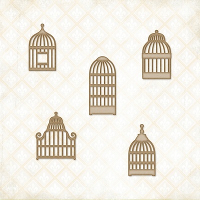 Чіпборд Blue Fern StudiOs-Veranda Cage Set