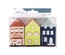 Набір гумових штампів від American Crafts у формі будиночок - Lovely Day Collection - Wood House Stamp Set