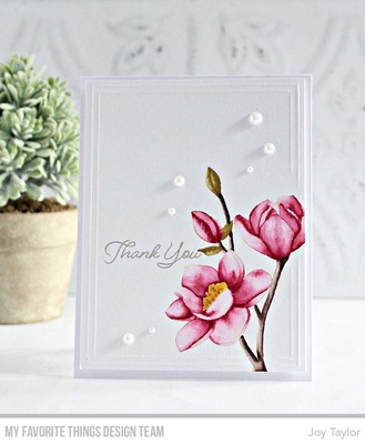 Гумовий штамп My Favorite Things - BG Magnolia Blossoms, 2 шт.