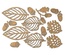Набір чіпбордів Botany autumn 1, колір крафт, ТМ Фабрика Декору