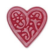 Ніж для вирубки Sizzix Embosslits Die - Heart, Lace by Scrappy Cat, 1 шт.