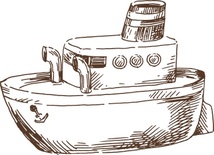 Акриловый штамп Stamp Nautilus, размер 4,7 * 3,4  см