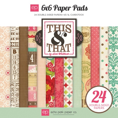 Набір паперу Echo Park "This & That Graceful", 15x15, 24 аркушів