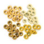 Люверси — WeRM — Aluminum Yellow, 60 штук, 4 відтінки