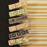 ЦІНУ ЗНИЖЕНО! Набір деревʼяних прищепок Prima - Canvas Wood Clips Tea Thyme
