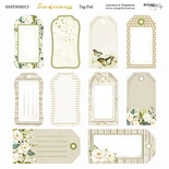Аркуш двостороннього паперу для скрапбукінгу від Scrapmir - Tag-Pad - Tenderness, 20x20cм
